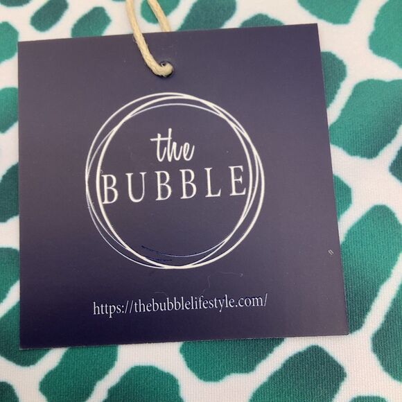 The Bubble Womens Crew Long Sleeve Top Green Size Medium NWT - Picture 5 of 9